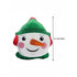 Stuffed Christmas Snowman Printed Pillow - Uncommongifts.in